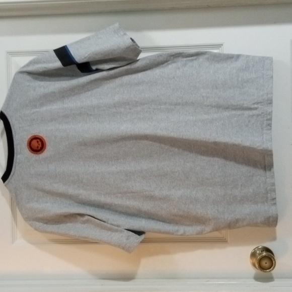 Harley-Davidson Gray Short Sleeve Black Stripe Tee Shirt Mens XLarge - Picture 4 of 6